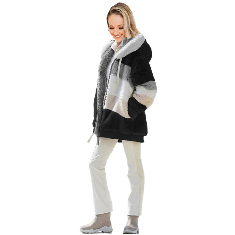 Women's Loose Hooded Jacket