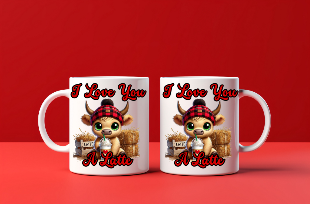 I Love You A Latte | 11 oz | 15 oz | Coffee Mug