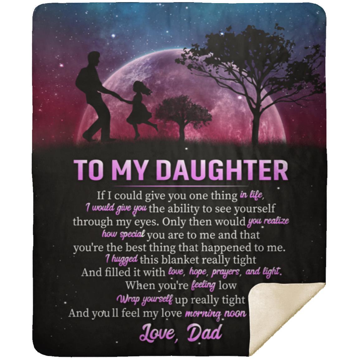 To My Daughter | Love Dad | Blanket