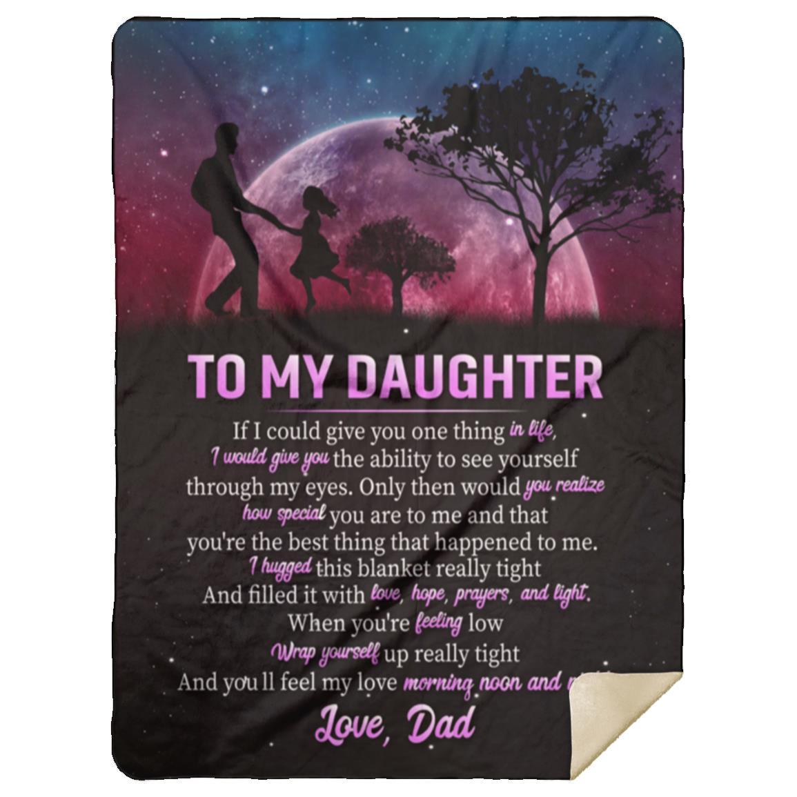 To My Daughter | Love Dad | Blanket