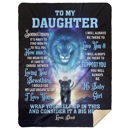 To My Daughter | I Will Always | Blanket