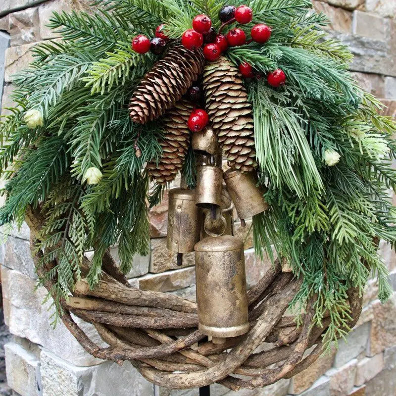 Christmas Pine Cone Wreath