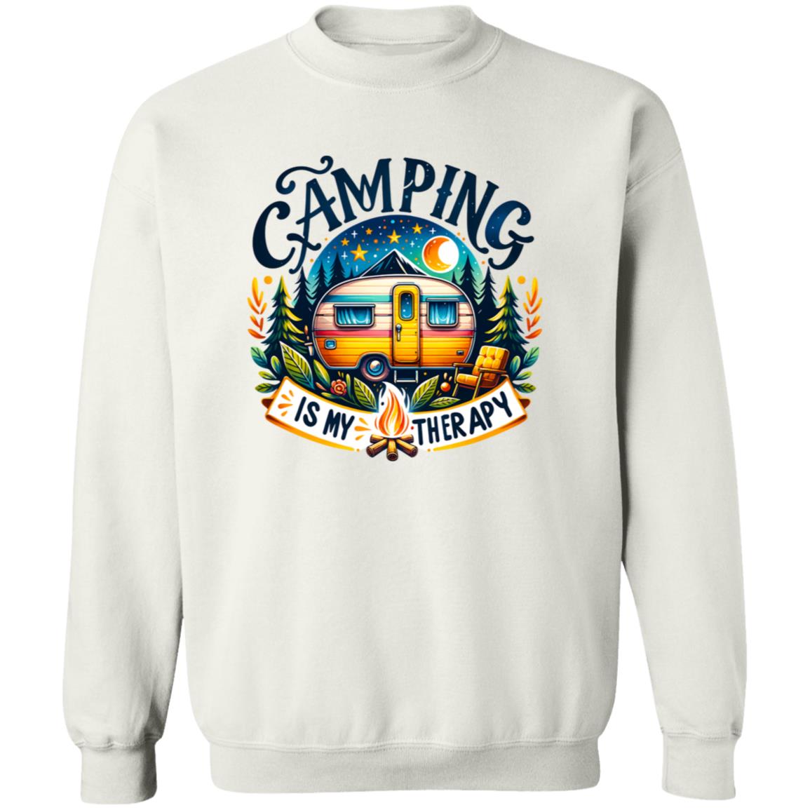 Camping is My Therapy | Sweatshirt | Hoodie | Seasonal Apparel