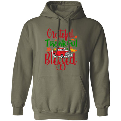 Grateful, Thankful, Blessed-Truck | Sweatshirt | Hoodie | Fall Apparel