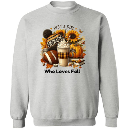 Just a Girl Who Loves Fall Sunflower | Sweatshirt | Hoodie | Fall Apparel