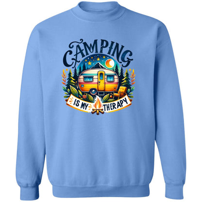 Camping is My Therapy | Sweatshirt | Hoodie | Seasonal Apparel