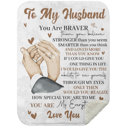 To My Husband | You Are My Everything | Blanket