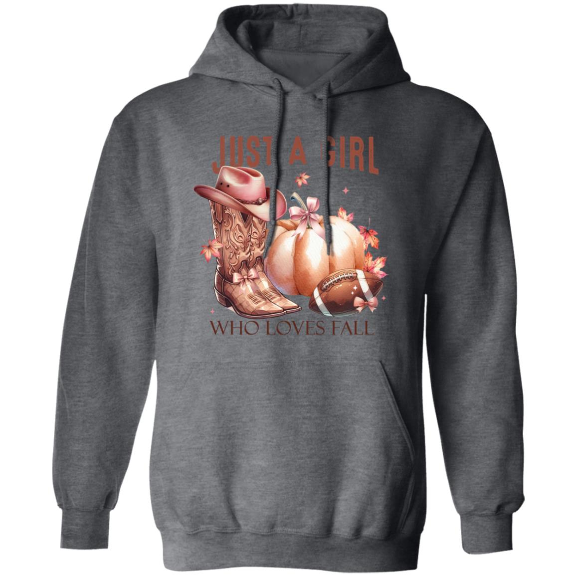 Just A Girl Who Loves Fall Western | LS T-Shirt | Sweatshirt | Hoodie | Fall Apparel