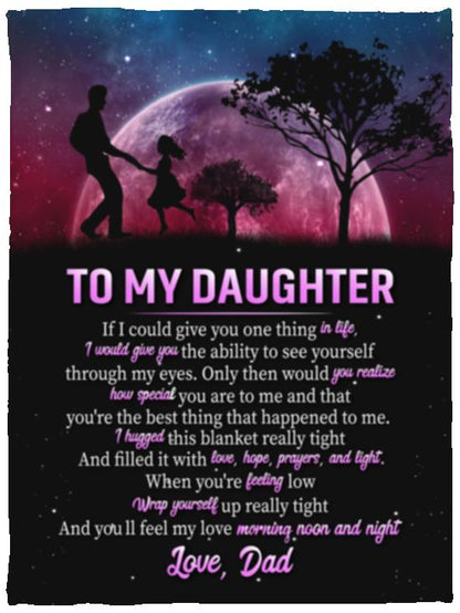 To My Daughter | Love Dad | Blanket