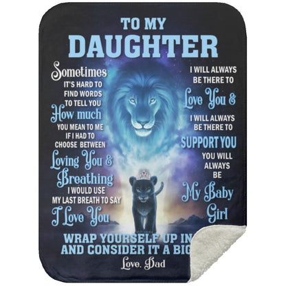 To My Daughter | I Will Always | Blanket