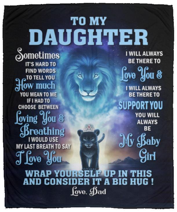 To My Daughter | I Will Always | Blanket