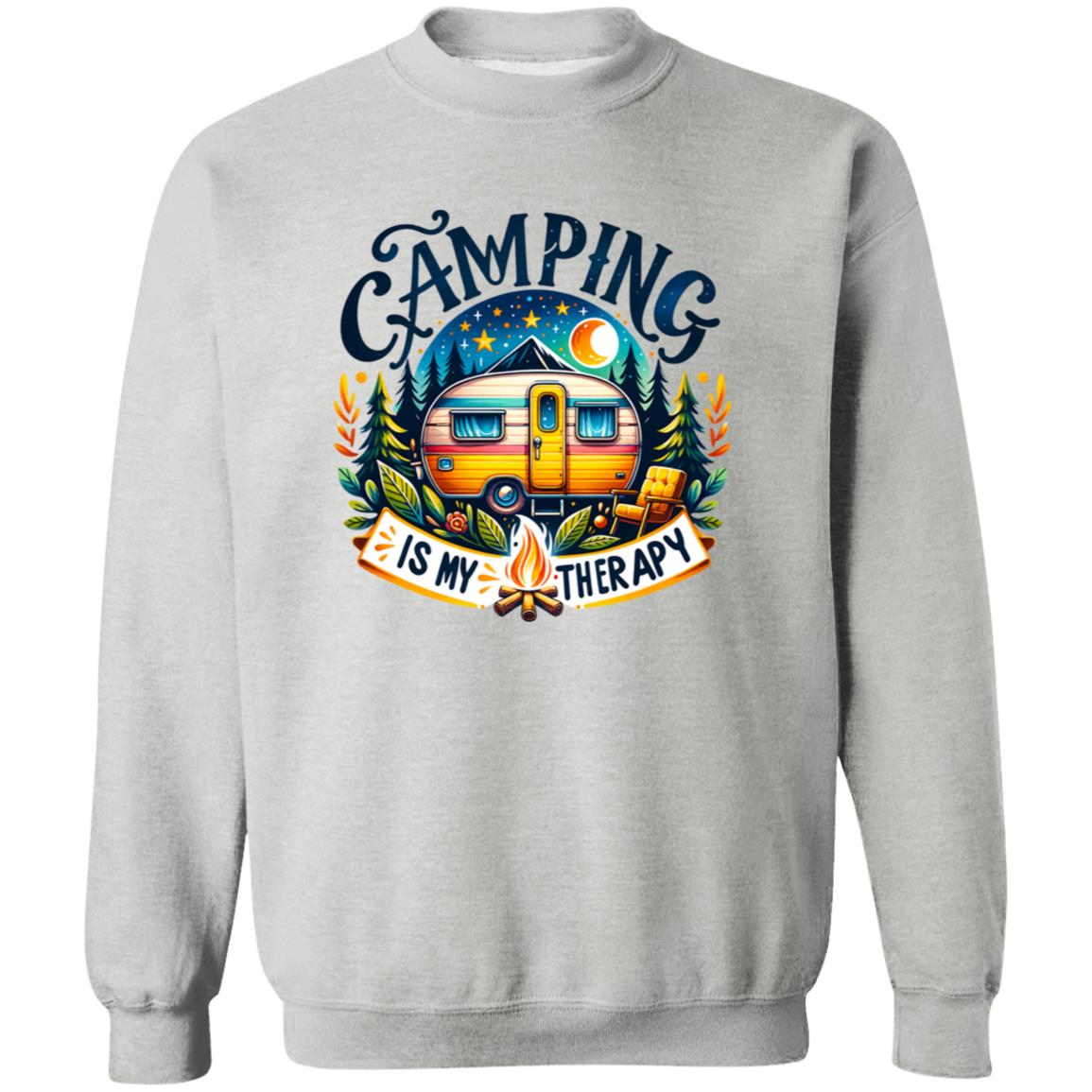 Camping is My Therapy | Sweatshirt | Hoodie | Seasonal Apparel