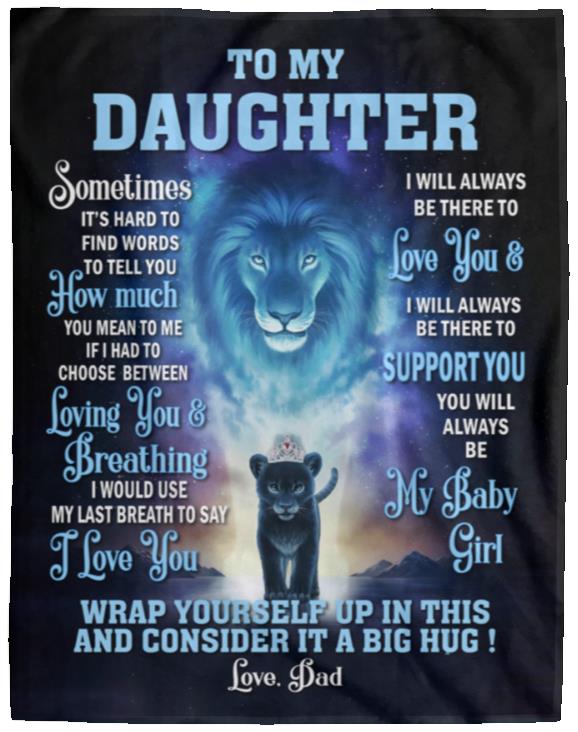 To My Daughter | I Will Always | Blanket