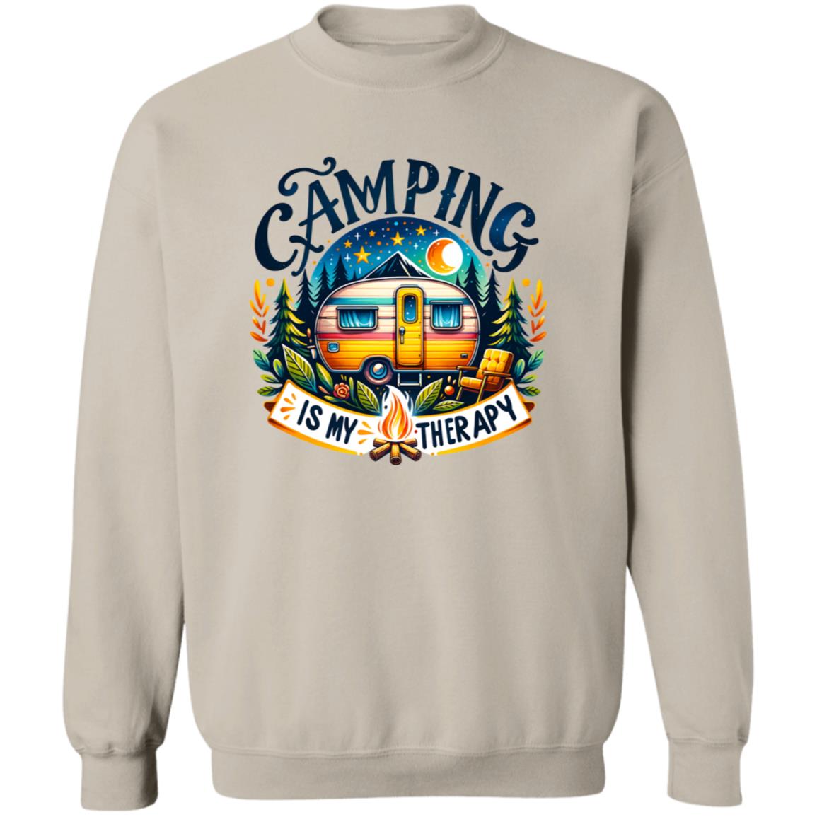 Camping is My Therapy | Sweatshirt | Hoodie | Seasonal Apparel