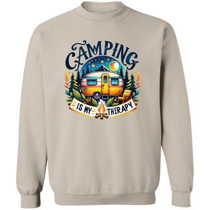 Camping is My Therapy | Sweatshirt | Hoodie | Seasonal Apparel