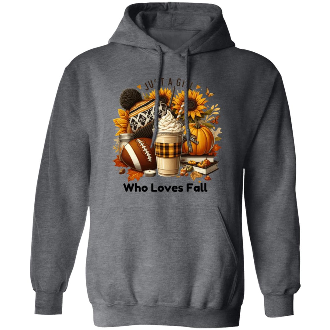 Just a Girl Who Loves Fall Sunflower | Sweatshirt | Hoodie | Fall Apparel