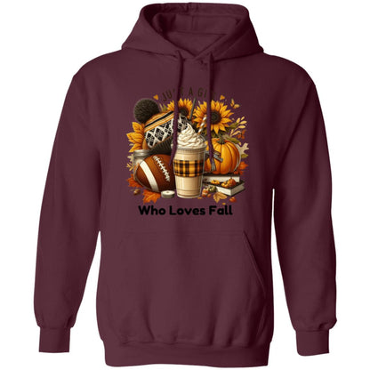 Just a Girl Who Loves Fall Sunflower | Sweatshirt | Hoodie | Fall Apparel