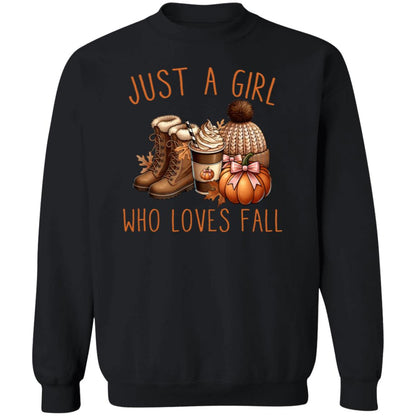 Just-A-Girl-Who-Loves-Fall Beanie | Sweatshirt | Hoodie | Fall Apparel