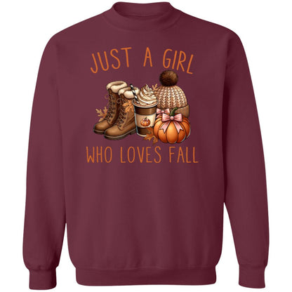 Just-A-Girl-Who-Loves-Fall Beanie | Sweatshirt | Hoodie | Fall Apparel