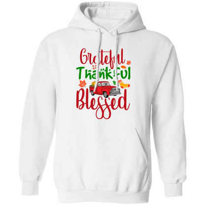 Grateful, Thankful, Blessed-Truck | Sweatshirt | Hoodie | Fall Apparel