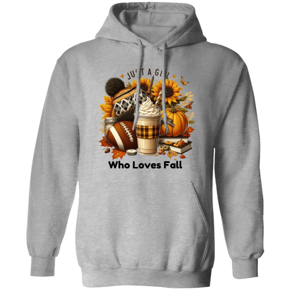 Just a Girl Who Loves Fall Sunflower | Sweatshirt | Hoodie | Fall Apparel