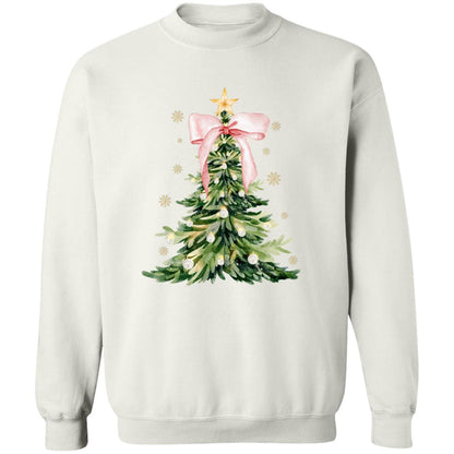 Sparkling Christmas Tree Sparkling Christmas Tree Pink Bow T-Shirt / Sweatshirt