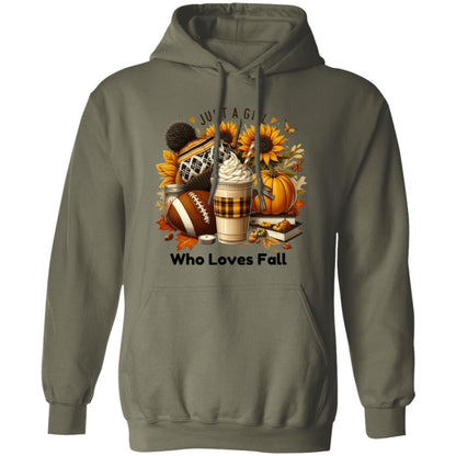 Just a Girl Who Loves Fall Sunflower | Sweatshirt | Hoodie | Fall Apparel