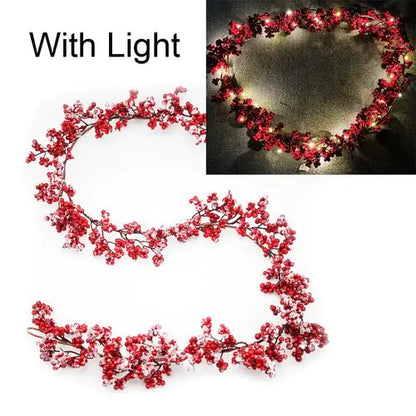 Red Berry Christmas Garland