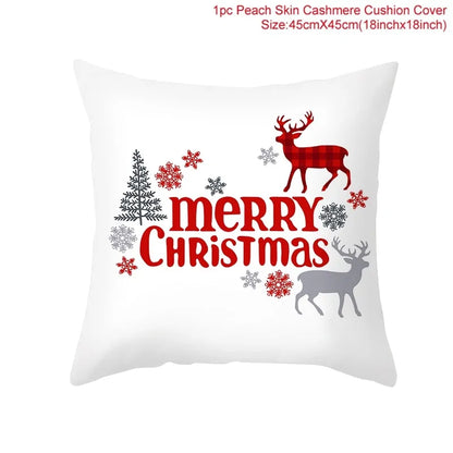 Cartoon Christmas Pillow Cover