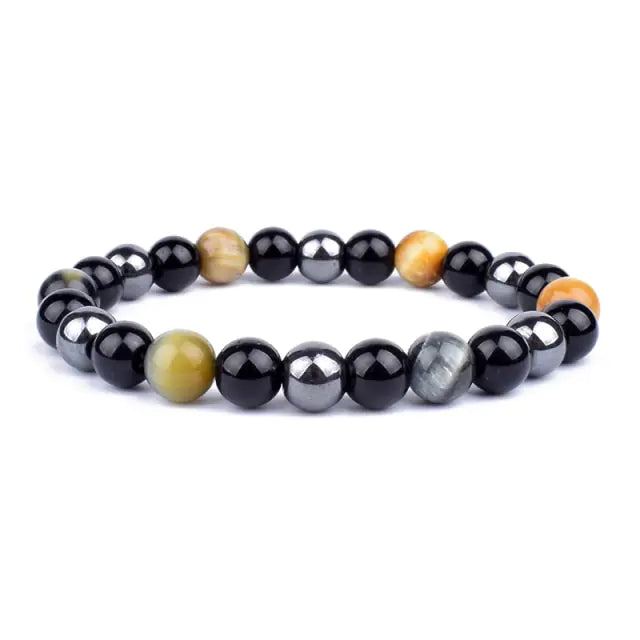 Triple Protection Obsidian Bracelets