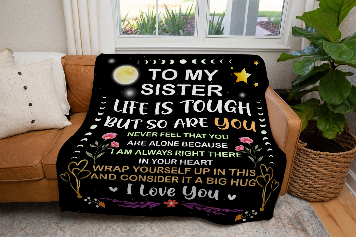 To My Sister | I Love You | Blanket