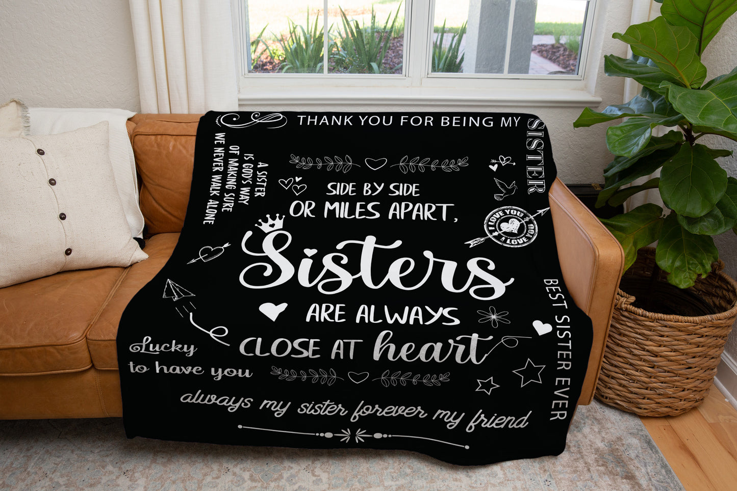 To My Sister | Side By Side | Blanket