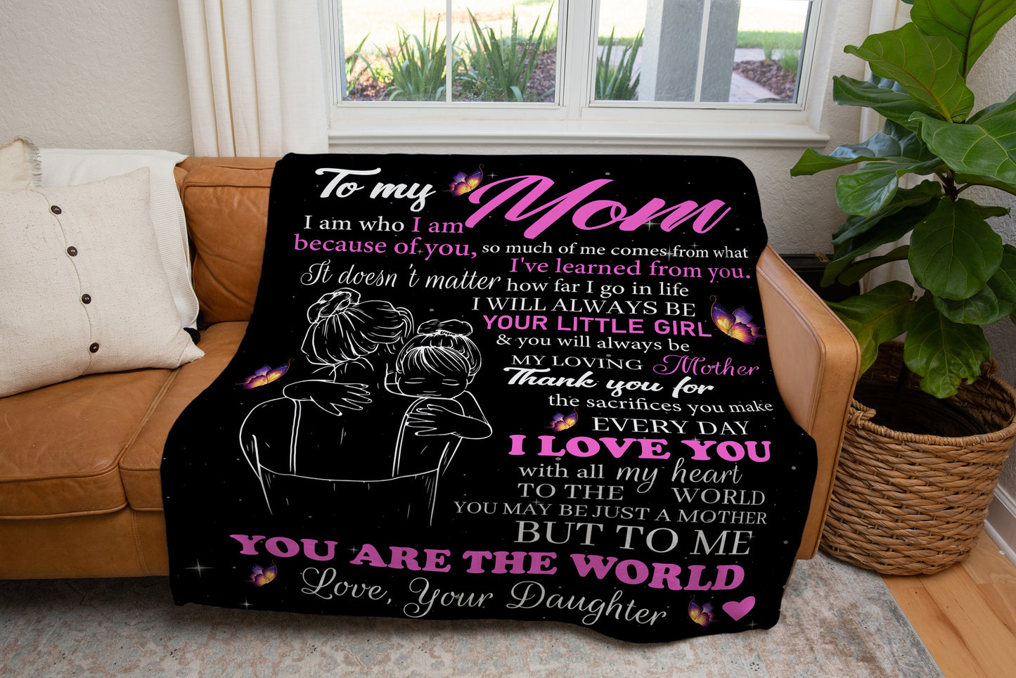 To My Mom | You Are The World | Blanket