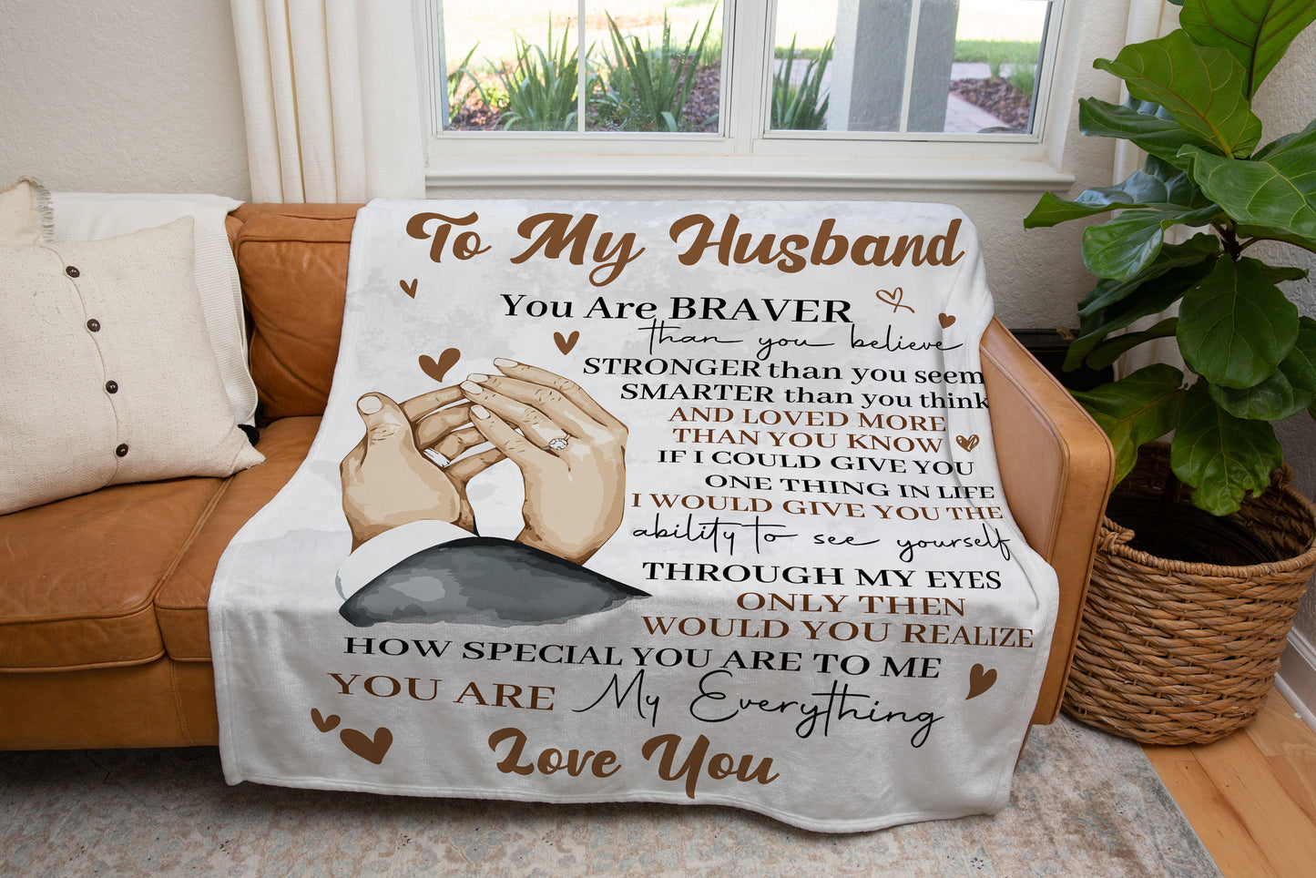 To My Husband | You Are My Everything | Blanket