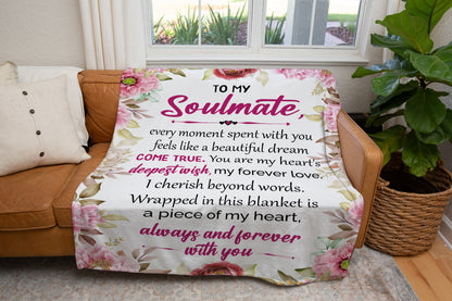 To My Soulmate | Always and Forever | Blanket