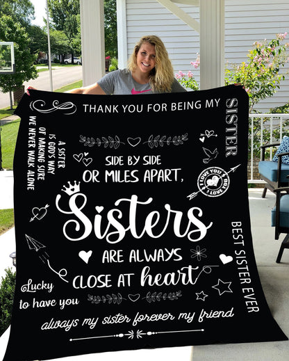 To My Sister | Side By Side | Blanket