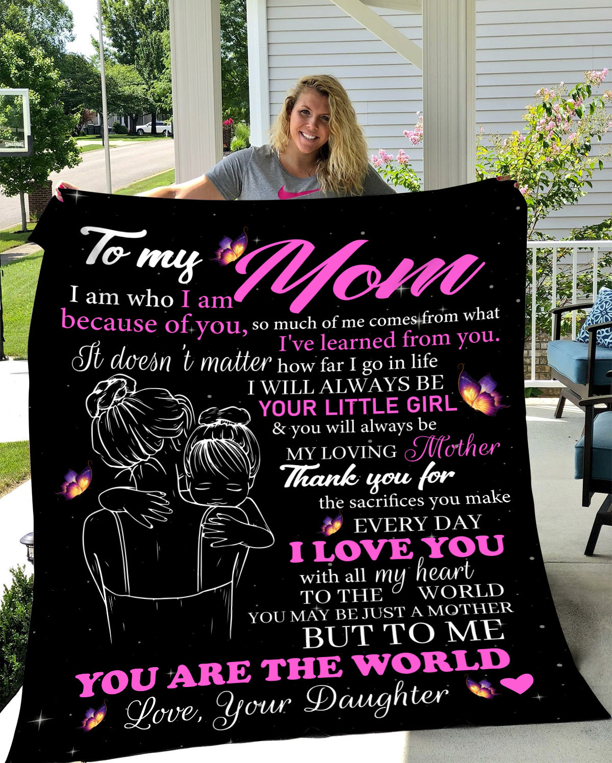 To My Mom | You Are The World | Blanket