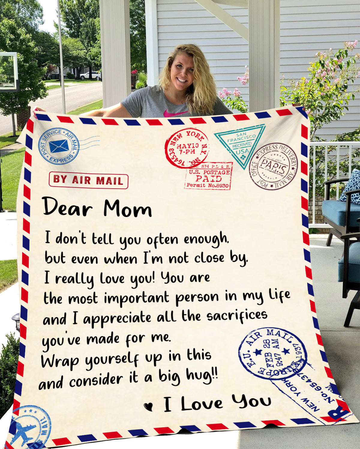 To My Mom | Dear Mom | Blanket