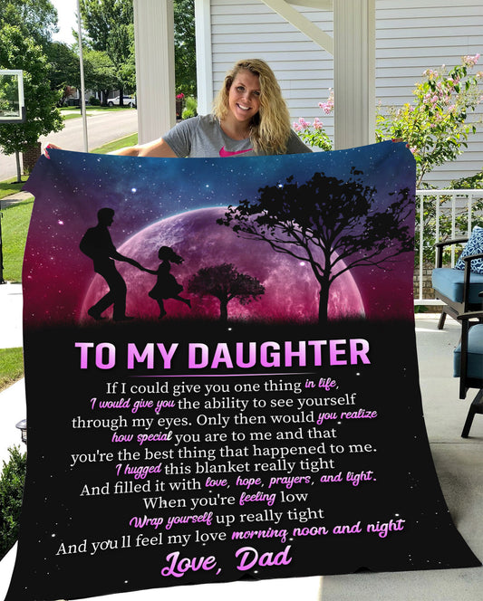 To My Daughter | Love Dad | Blanket