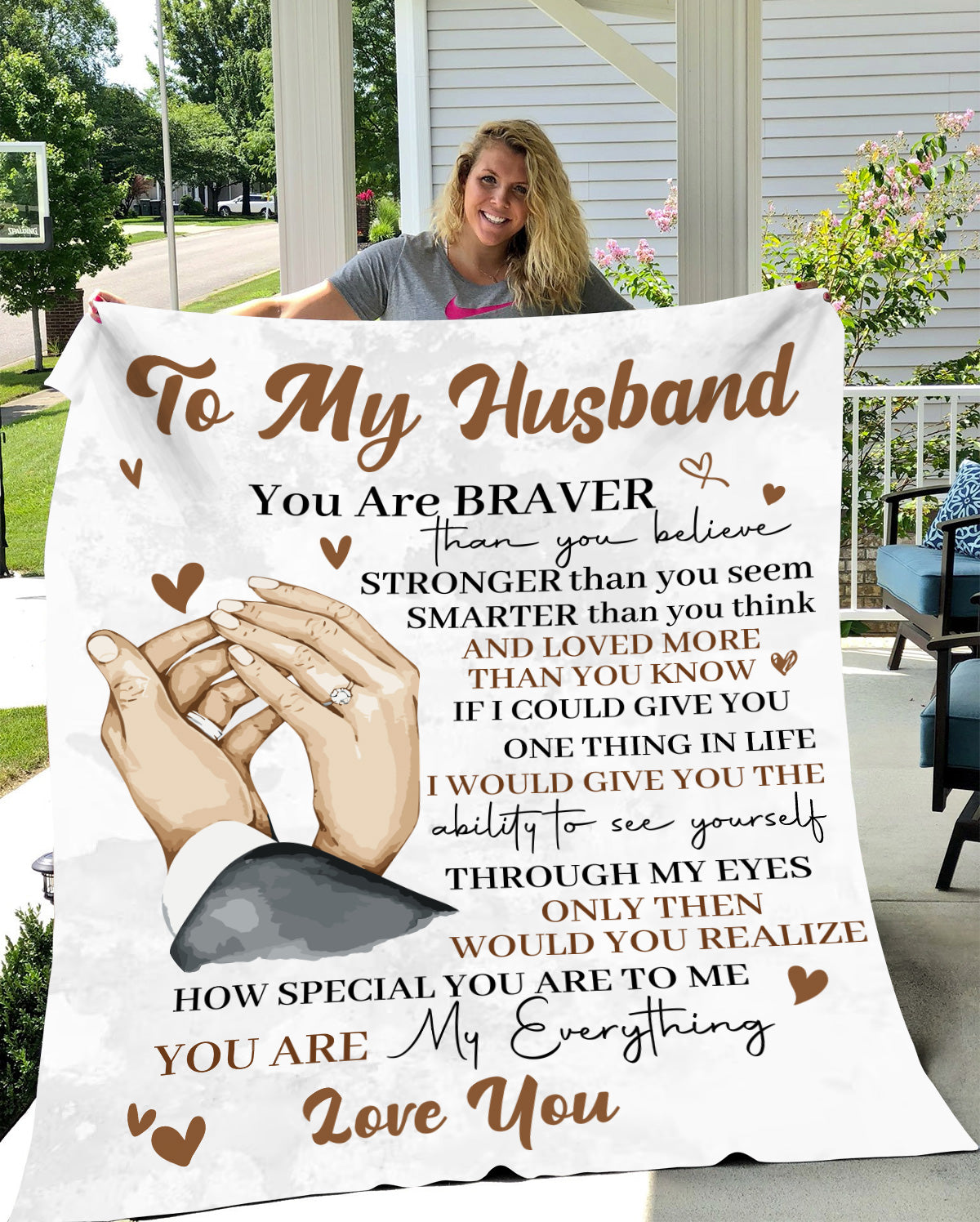 To My Husband | You Are My Everything | Blanket