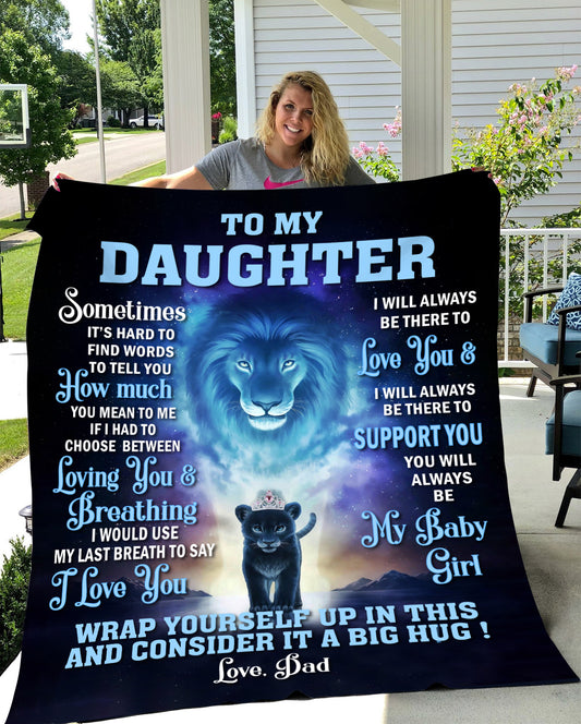 To My Daughter | I Will Always | Blanket