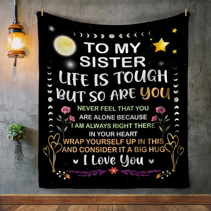 To My Sister | I Love You | Blanket