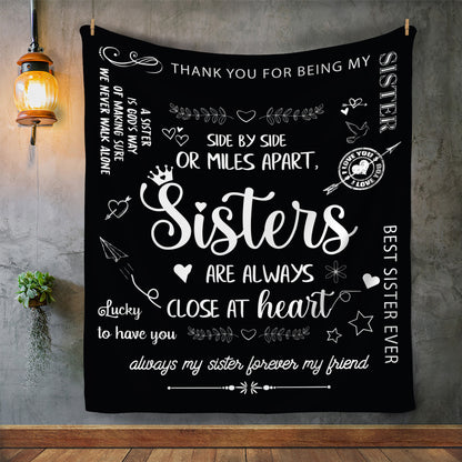 To My Sister | Side By Side | Blanket