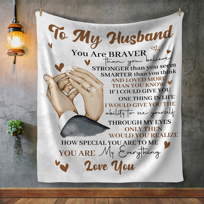 To My Husband | You Are My Everything | Blanket