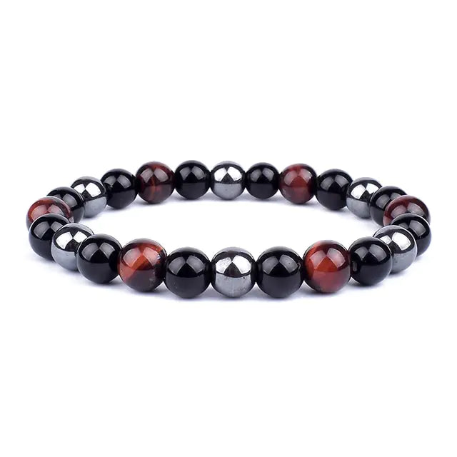 Triple Protection Obsidian Bracelets