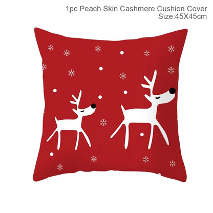 Cartoon Christmas Pillow Cover