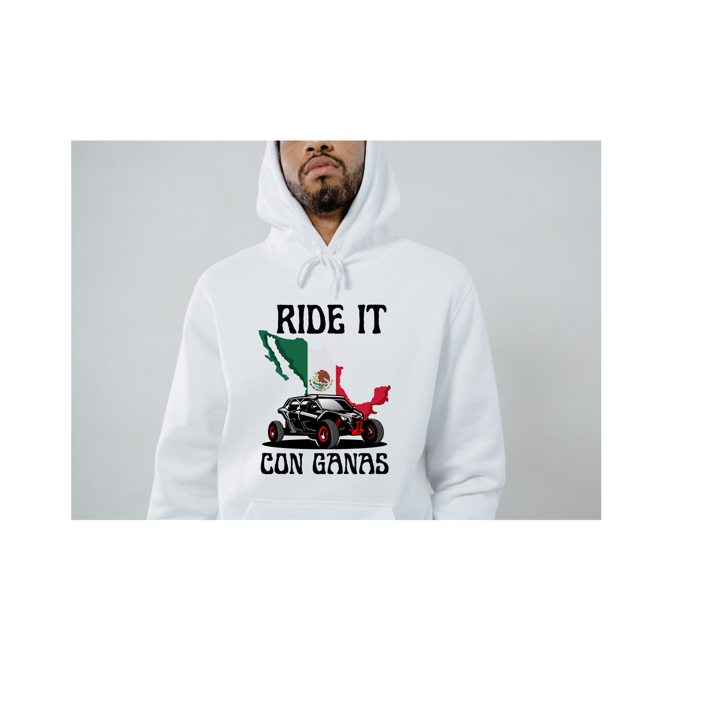 Ride It Con Ganas | Mexico Country Flag | T-Shirt | Sweatshirt | Hoodie