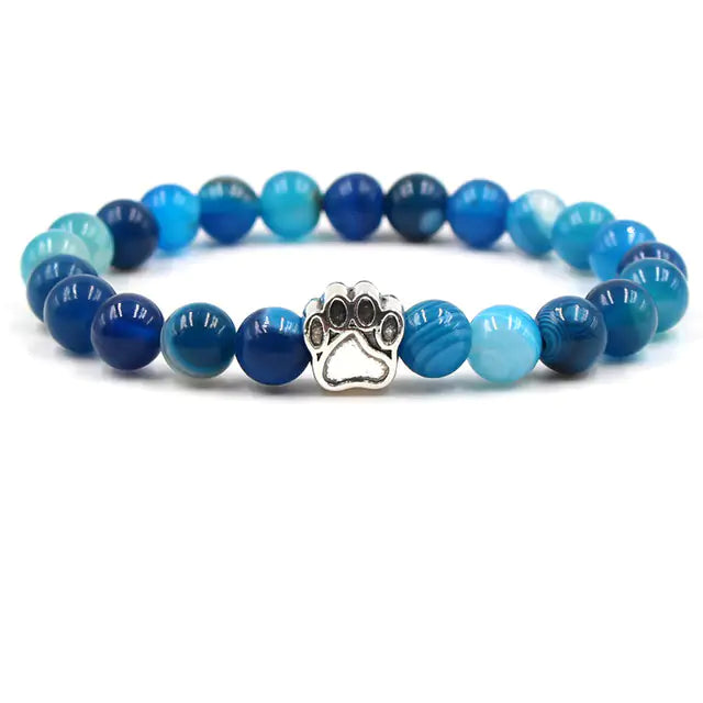 Pet Footprint Stone Bracelets