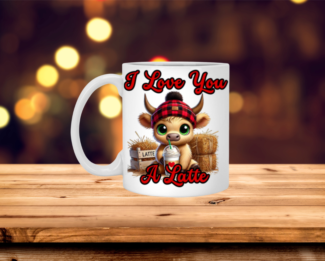 I Love You A Latte | 11 oz | 15 oz | Coffee Mug