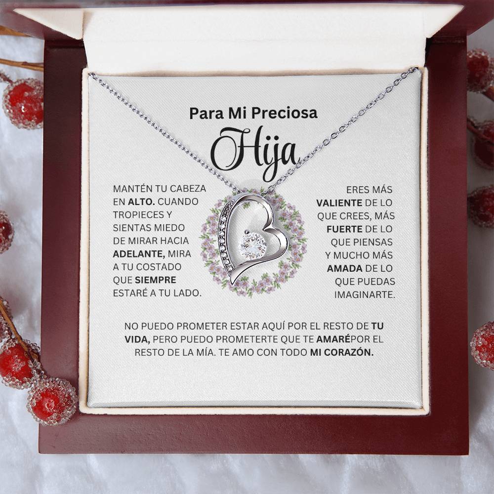 PARA MI PRECIOSA HIJA / Forever Love Necklace